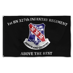 327th IN. Custom Guidon Flag Banner