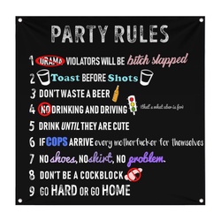 Party Rules Flag  Banner