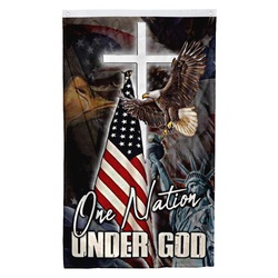 One Nation Under GOD Flag Banner