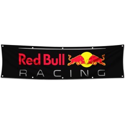 Red Bull Racing Flag Banner 2x8ft