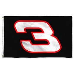 Dale Earnhardt No.3 Dale Jr Nascar Flag Banner