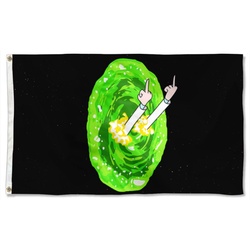 Rick and Morty Flag Banner