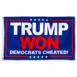 Donald Trump Won Flag Banner