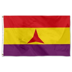 International Brigades Flag Banner