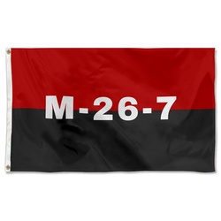 M-26-7 Cuban Revolution Flag Banner