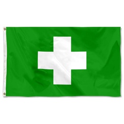 Dispensary Green Cros Flag Banner