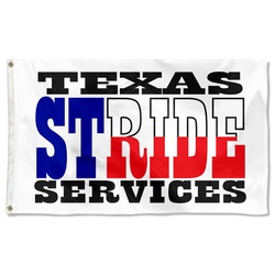 TEXAS STRIDE SERVICES Flag Banner