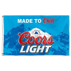 Coors light Made to Chill Beer Flag Banner
