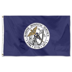 The Marine Hospital Service Flag Banner