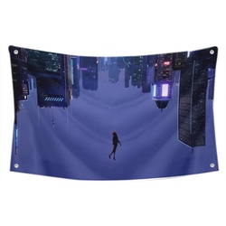 Not Falling, But Rising Tapestry Flag Banner