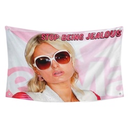 Stop Being Jealous Tapestry Flag Banner