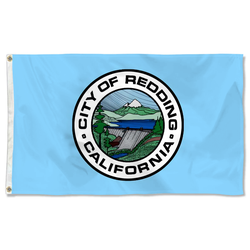 Redding, California Flag(pre-2018)