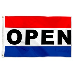 Open Flag Banner
