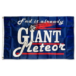 Giant Meteor Flag Banner