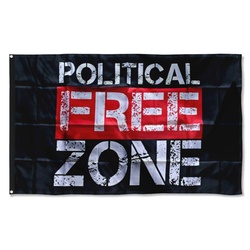 Political Free Zone Flag Banner