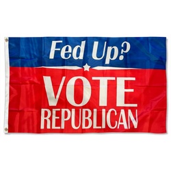 Fed Up VOTE Republican Flag Banner