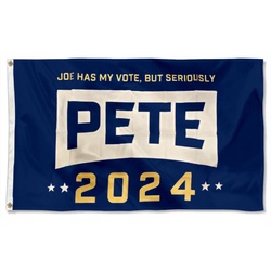 Pete Buttigieg Flag Free Shipping Mayor Pete Rainbow President 2024 Sign Flag Banner