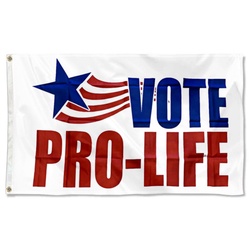 Pro-Life VOTE Flag Banner