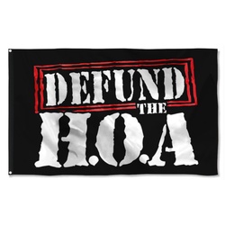 Defund the HOA Flag Banner