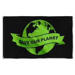 Save The Earth Flag Banner