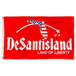 Desantisland Land of Liberty Flag Banner