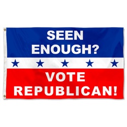 Seen Enough VOTE republican Flag Banner