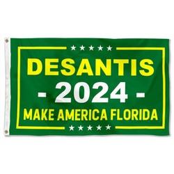 Desantis 2024 Make America Florida Flag Banner Green