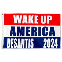 Wake up America Desantis 2024 Flag Banner
