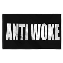 Anti Woke Flag Banner