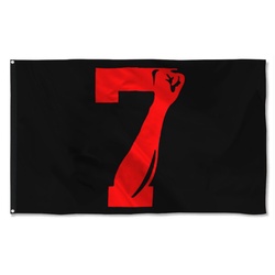 Black Lives Matter Seven Flag Banner