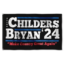 Childers Bryan 24 Flag Banner
