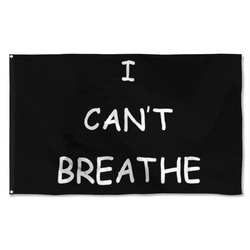 I can't Breathe Flag Banner