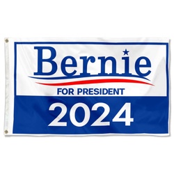Bernie For President 2024 Flag Banner