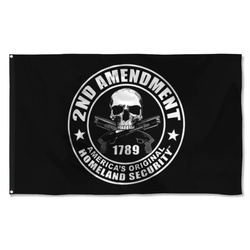 2nd Amendment 1789 Flag Banner