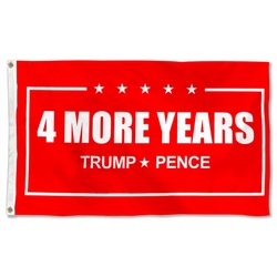 4 More Years Trump Pence Flag Banner