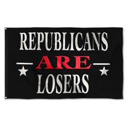 Republicans Are Losers Flag Banner