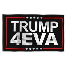 Trump 4EVA Flag Banner
