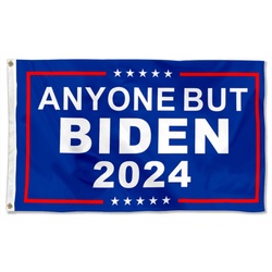 Anyone But Biden 2024 Flag Banner