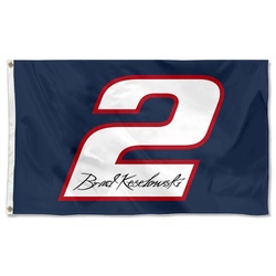 Brad Keselowski No.2 Racing Car Flag Banner