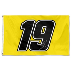Branoon Jones No.19 Racing Car Flag Banner
