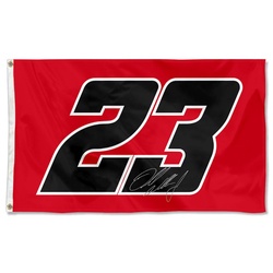 Bubba Wallace No.23 Racing Car Flag Banner