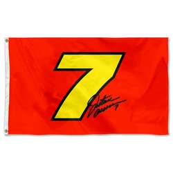 Justin Allgaier No.7 Racing Car Flag Banner
