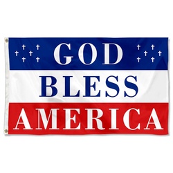 God Bless America Flag Banner