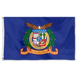 Kalamazoo, Michigan Flag Banner