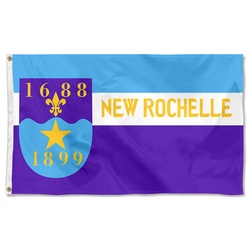 New Rochele, New York Flag Banner