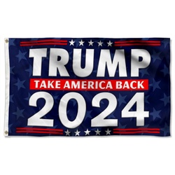 Trump 2024 Take America Back Flag Banner