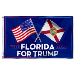 Florida For Trump Flag Banner
