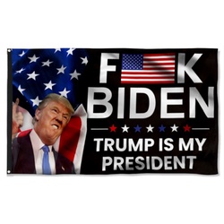 Support Trump Is My President Flag Banner