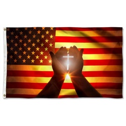 Jesus Flag Faith American Flag Banner