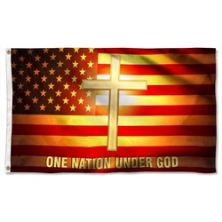 Jesus Flag One Nation Under God Flag Banner
